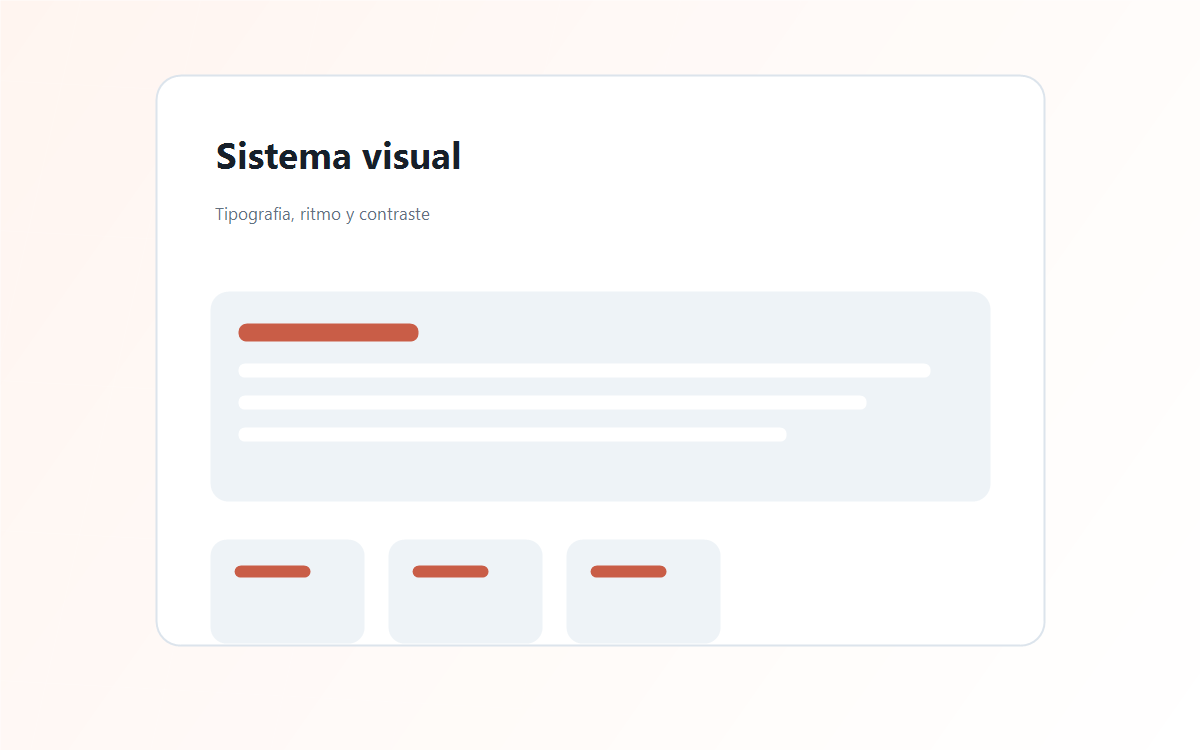 Sistema visual para una marca profesional