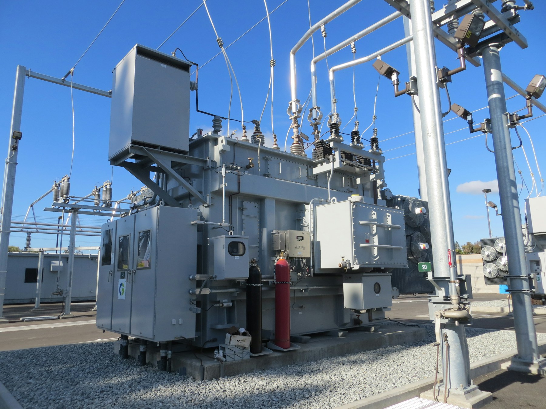 Subestación eléctrica industrial