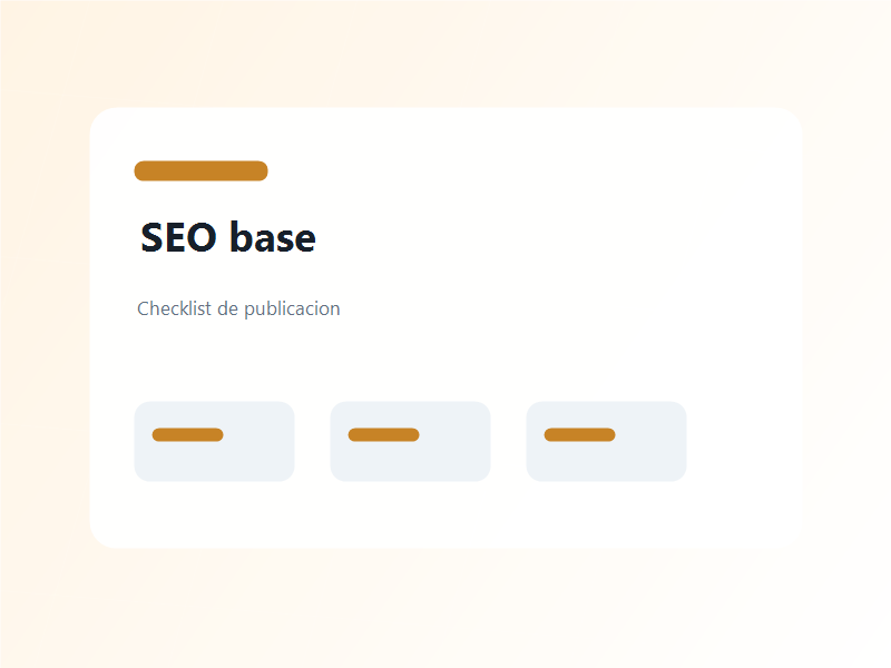 Plantilla SEO para páginas